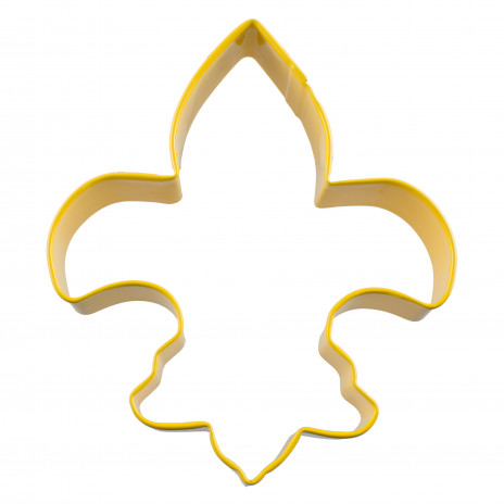 Fleur De Lis Cookie Cutter: Yellow (4.75")