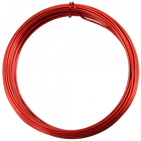 Aluminum Craft Wire 2MM: Red (13 Yards)