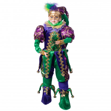 20" Standing Masked Jester