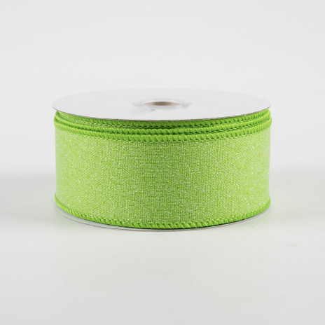 1.5" Crystal Shine Ribbon: Fresh Green (10 Yards)