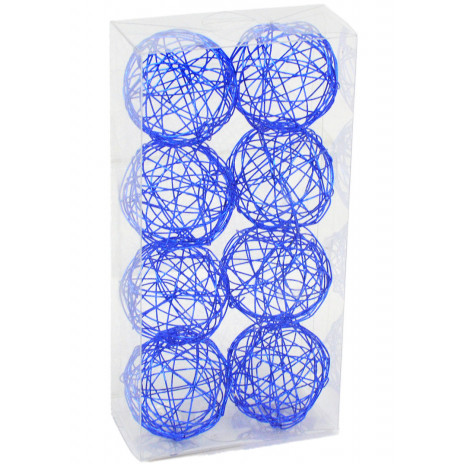 1.5" Wire Balls: Royal Blue (8)