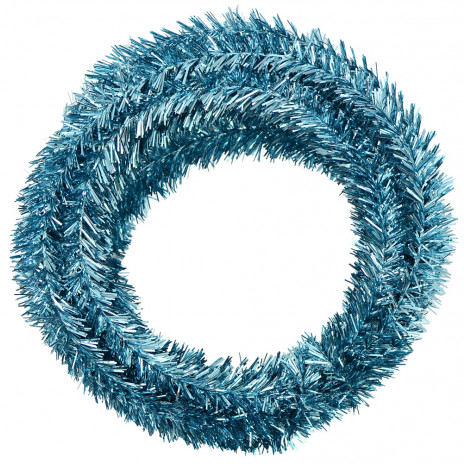 Metallic Tinsel Roping (25'): Turquoise