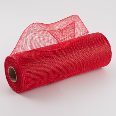 10" Poly Deco Mesh: Red