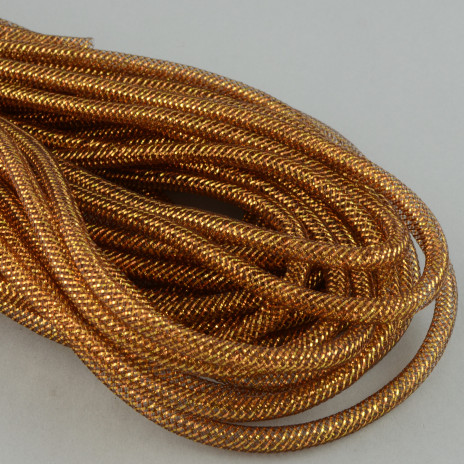 Deco Flex Tubing Ribbon: Metallic Copper (30 Yards)