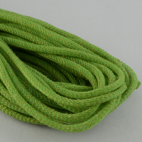 Jute Deco Flex Tubing Ribbon: Moss Green (30 Yards)