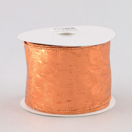 2.5" Copper Animal Print Ribbon