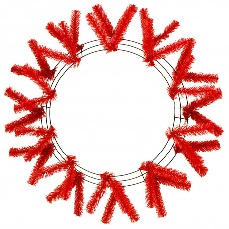 20-30" Work Wreath Form: Red