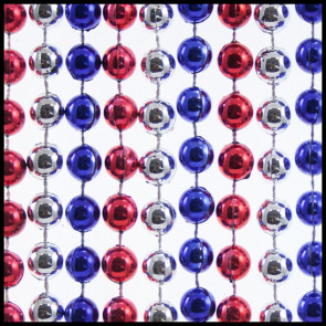 48 10mm Round Metallic Royal Blue Mardi Gras Beads – Mardi Gras Spot