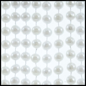 10mm Beads 60" Pearl White
