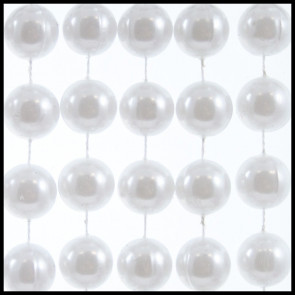 16mm Beads 100" Pearl White