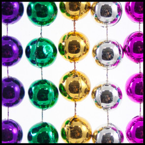 18mm Beads 48" Metallic 6-Color