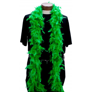 40g Chandelle Feather Boa: Emerald Green