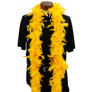 40g Chandelle Feather Boa: Golden Yellow