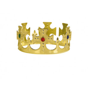 Plastic King's Crown: Gold