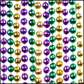 7mm Disco Beads 33" Metallic PGG
