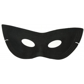 Satin Cat Eye Mask: Black