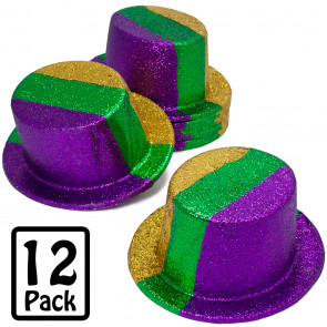 Glitter Mardi Gras Top Hat (12)