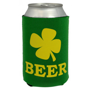 Clover & Beer St. Patrick's Can Koozie