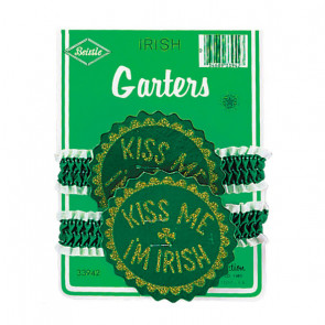 Kiss Me I'm Irish Garters (2)