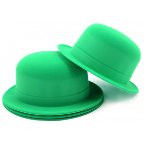 Green Velour Derby Hat