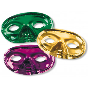 Plastic Domino Eye Masks: PGG (24)