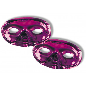 Plastic Domino Eye Masks: Purple (24)