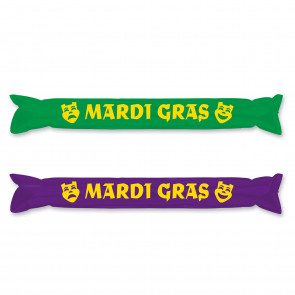 Mardi Gras Inflatable Party Sticks (Set of 4)