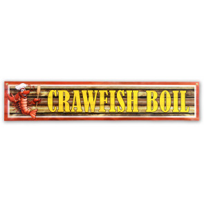 Vinyl Crawfish Boil Banner
