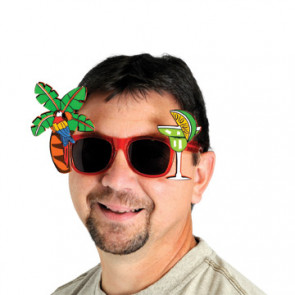 Palm Tree & Parrot Sunglasses