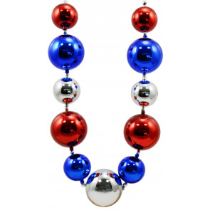 Patriotic Big Balls Necklace