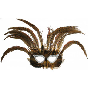 Tiger Princess Feather Mask