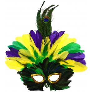 Mardi Gras Peacock Mask