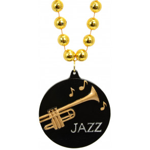 Black & Gold Jazz Necklace