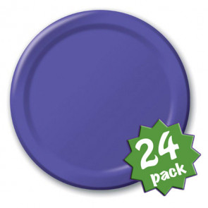 10.25" Banquet Plates: Purple (24)