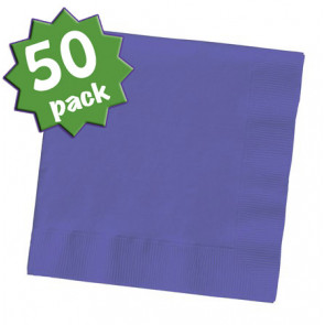 3-Ply Lunch Napkins: Purple (50)