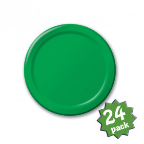 6.75" Lunch Plates: Emerald Green (24)