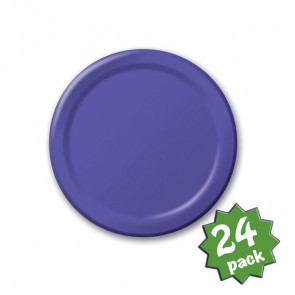 6.75" Lunch Plates: Purple (24)