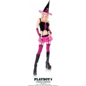 Hipster Witch Playboy Costume (Size: M)