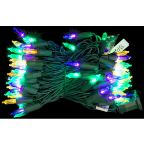 LED Mardi Gras Lights: 80 Light Strand