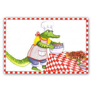 Alligator Cook Out Invitation
