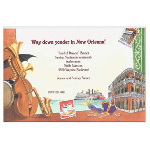 New Orleans Date Invitation