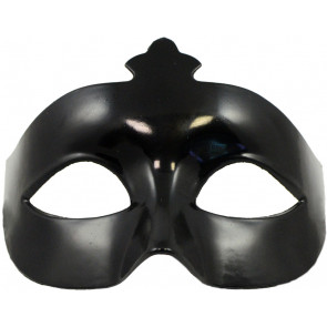 Plastic Crown Eye Mask: Black/Pink