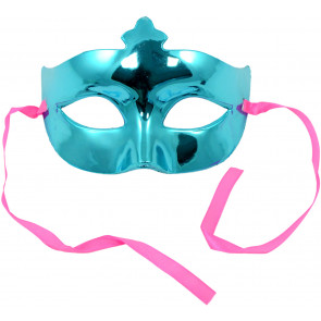 Plastic Crown Eye Mask: Blue/Pink