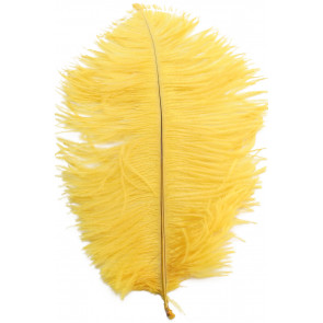 14-16" Ostrich Feathers: Yellow (6)
