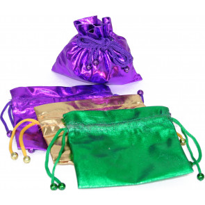 Metallic Mardi Gras Gift Bags (12)