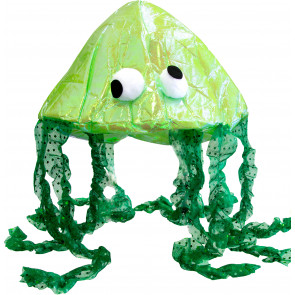 Iridescent Jellyfish Hat: Green
