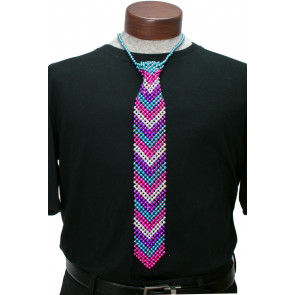 Beaded Necktie: Tropical