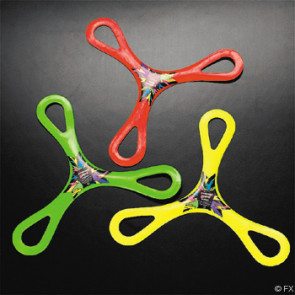 Plastic 3-Handle Boomerangs (12)