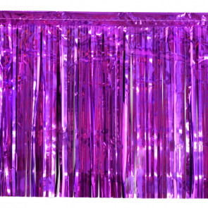 2-Ply Fringe Drape: Metallic Purple (10' x 15