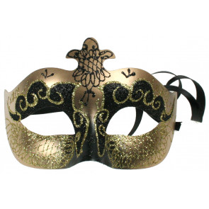 Black & Gold Princess Eye Mask